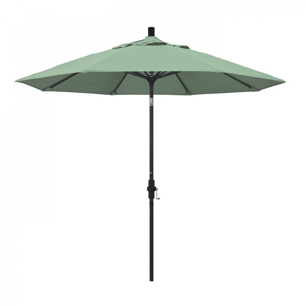 California Umbrella Patio Umbrella, Octagon, 102.38" H, Pacifica Fabric, Spa - 194061019511