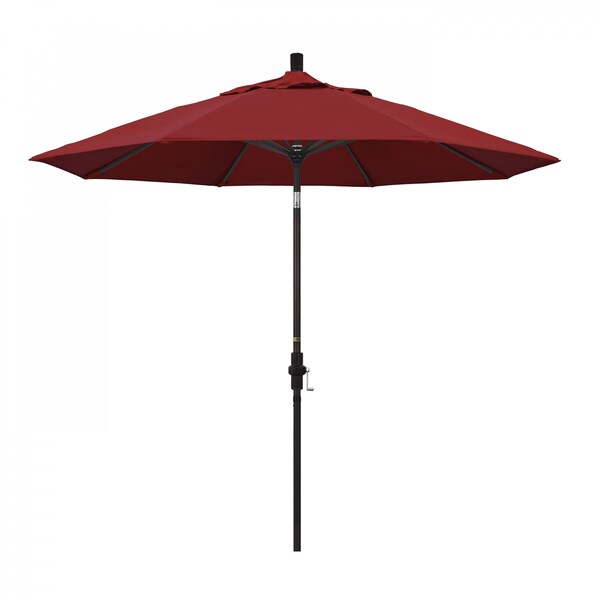 California Umbrella Patio Umbrella, Octagon, 102.38" H, Pacifica Fabric, Red - 194061017678