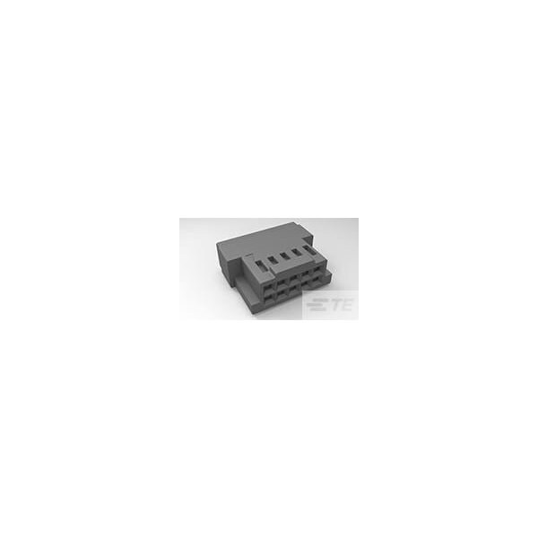 Te Connectivity Ffc/Fpc Connector, 34 Contact(S), 2 Row(S), Female, 0.1 Inch Pitch, Idc Terminal, Detent, Black - 3-88179-6