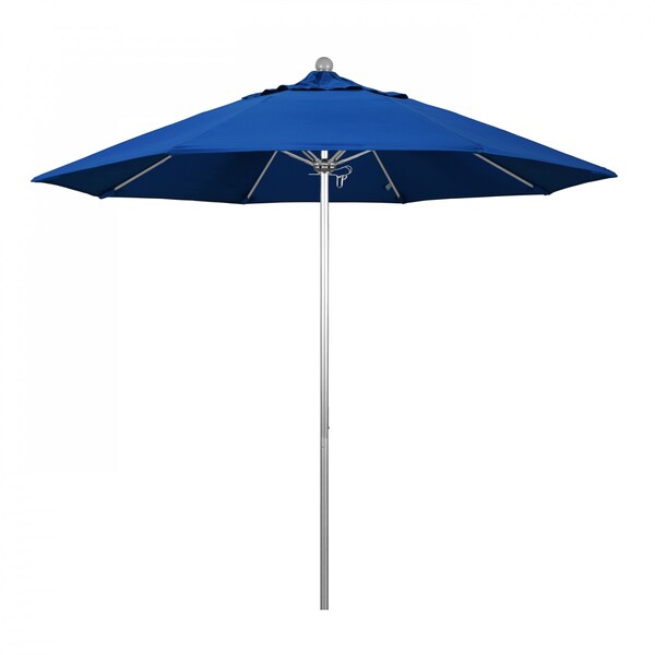 California Umbrella Patio Umbrella, Octagon, 103" H, Pacifica Fabric, Pacific Blue - 194061006016