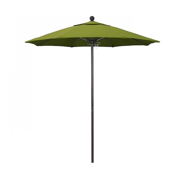 California Umbrella Patio Umbrella, Octagon, 96" H, Olefin Fabric, Kiwi - 194061004159