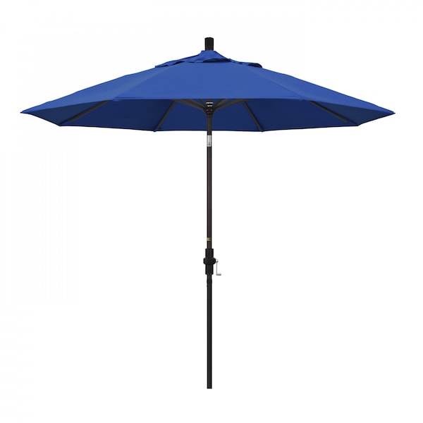 California Umbrella Patio Umbrella, Octagon, 102.38" H, Pacifica Fabric, Pacific Blue - 194061017661