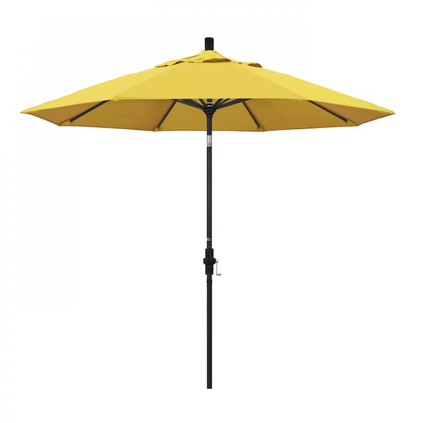 California Umbrella Patio Umbrella, Octagon, 102.38" H, Olefin Fabric, Lemon - 194061017500