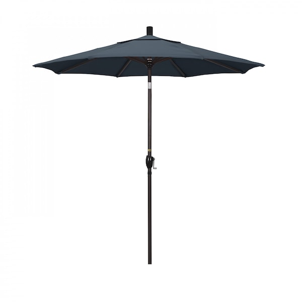 California Umbrella Patio Umbrella, Octagon, 95.5" H, Pacifica Fabric, Sapphire - 194061030158