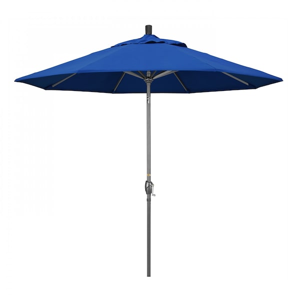 California Umbrella Patio Umbrella, Octagon, 101" H, Pacifica Fabric, Pacific Blue - 194061032626
