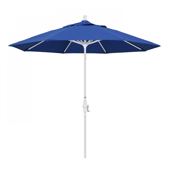 California Umbrella Patio Umbrella, Octagon, 102.38" H, Pacifica Fabric, Pacific Blue - 194061018569