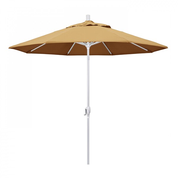California Umbrella Patio Umbrella, Octagon, 101" H, Sunbrella Fabric, Wheat - 194061033890