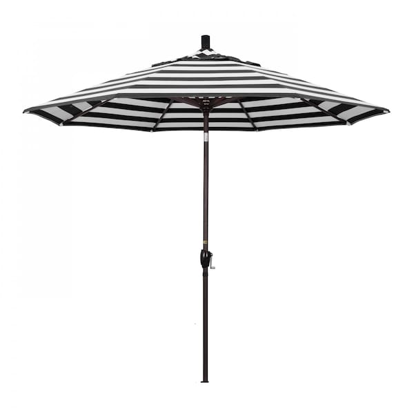 California Umbrella Patio Umbrella, Octagon, 101" H, Sunbrella Fabric, Cabana Classic - 194061033265