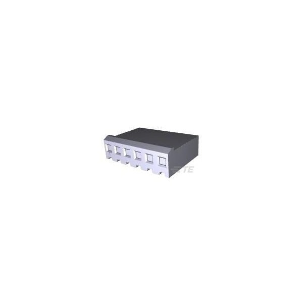 Te Connectivity Board Connector, 6 Contact(S), 1 Row(S), Female, 0.156 Inch Pitch, Crimp Terminal, Locking, Natural - 770707-6