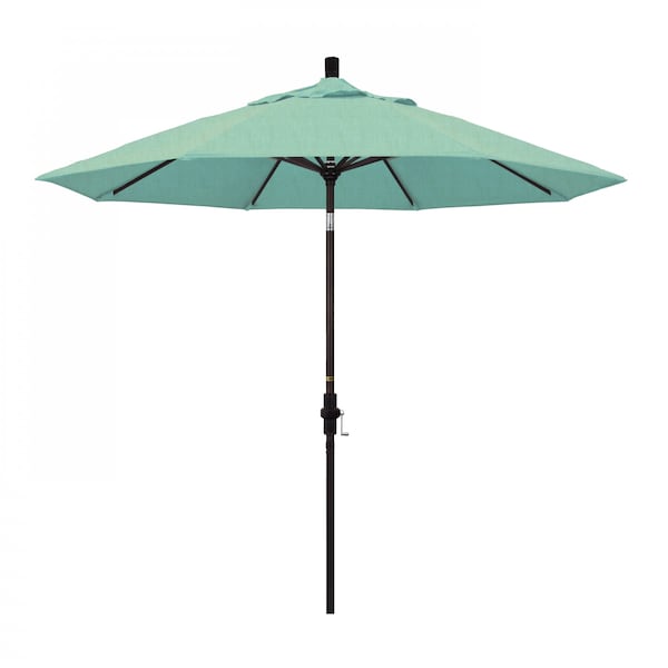 California Umbrella Patio Umbrella, Octagon, 102.38" H, Sunbrella Fabric, Spectrum Mist - 194061016961