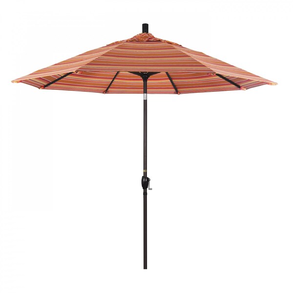 California Umbrella Patio Umbrella, Octagon, 101" H, Sunbrella Fabric, Dolce Mango - 194061033180