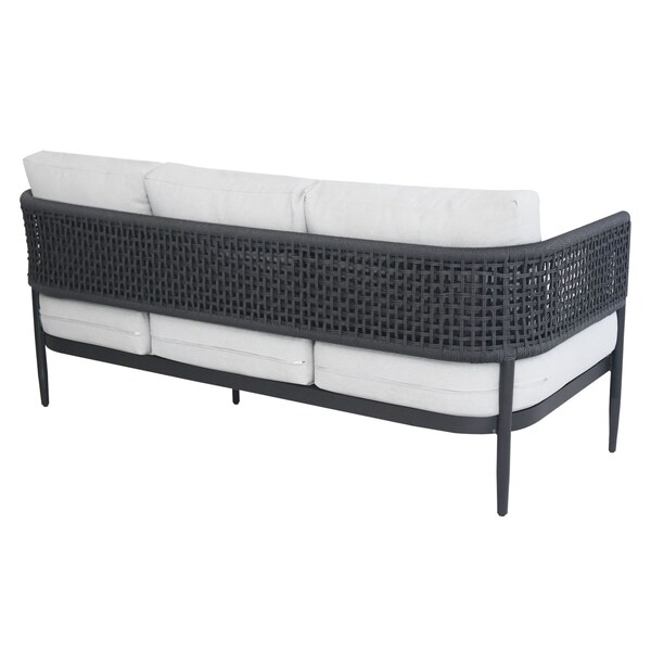 International Concepts Outdoor 3 Seater Patio Sofa with Cushions - ODC-203