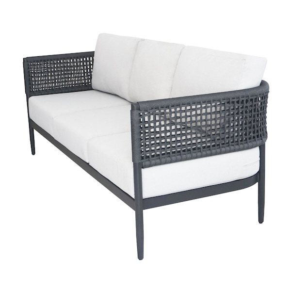 International Concepts Outdoor 3 Seater Patio Sofa with Cushions - ODC-203