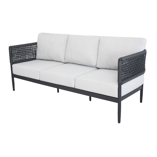 International Concepts Outdoor 3 Seater Patio Sofa with Cushions - ODC-203