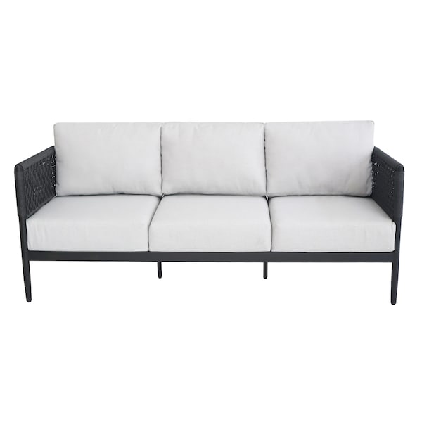 International Concepts Outdoor 3 Seater Patio Sofa with Cushions - ODC-203