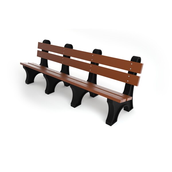 Frog Furnishings Brown 8' Colonial Bench - PB 8BROCOLE