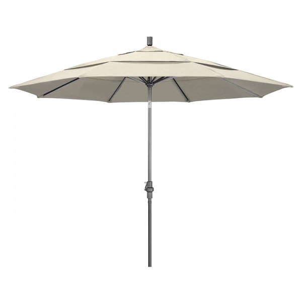 California Umbrella Patio Umbrella, Octagon, 110.5" H, Olefin Fabric, Antique Beige - 194061013199