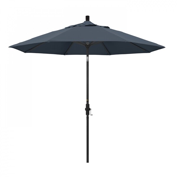 California Umbrella Patio Umbrella, Octagon, 102.38" H, Pacifica Fabric, Sapphire - 194061019610