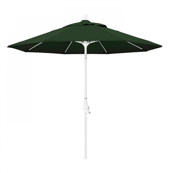 California Umbrella Patio Umbrella, Octagon, 101" H, Pacifica Fabric, Hunter Green - 194061027387