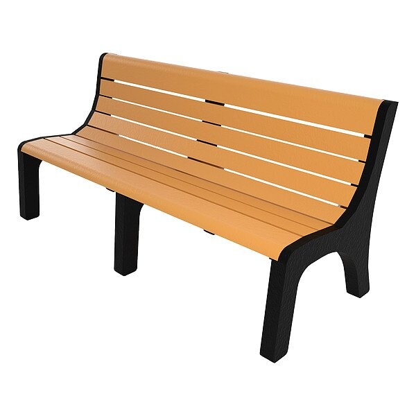 Ultrasite Outdoor Bench, 72 in L, Cedar - PB 6CEDNEW