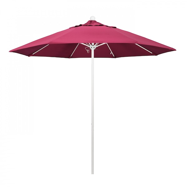 California Umbrella Patio Umbrella, Octagon, 103" H, Sunbrella Fabric, Hot Pink - 194061007426