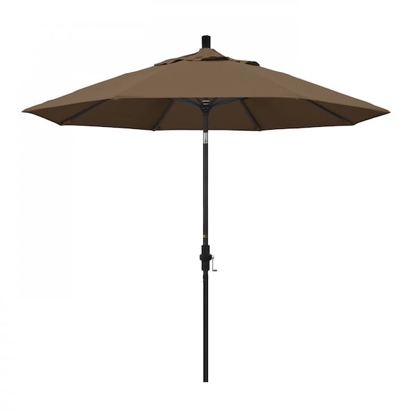 California Umbrella Patio Umbrella, Octagon, 102.38" H, Sunbrella Fabric, Cocoa - 194061018989