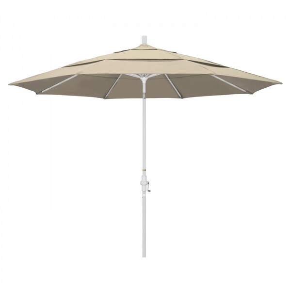 California Umbrella Patio Umbrella, Octagon, 110.5" H, Sunbrella Fabric, Antique Beige - 194061014592