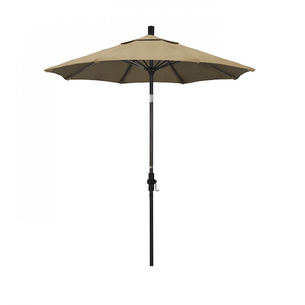 California Umbrella Patio Umbrella, Octagon, 102.5" H, Sunbrella Fabric, Linen Sesame - 194061024331