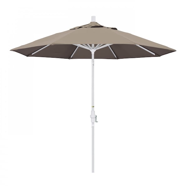 California Umbrella Patio Umbrella, Octagon, 102.38" H, Sunbrella Fabric, Taupe - 194061018163