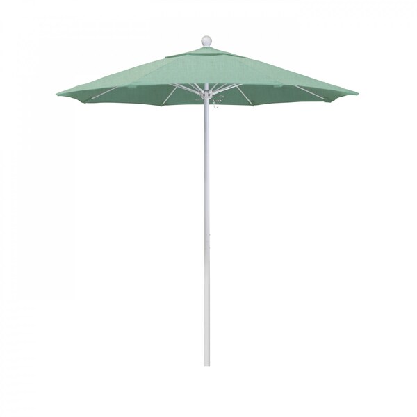 California Umbrella Patio Umbrella, Octagon, 96" H, Sunbrella Fabric, Spectrum Mist - 194061004456
