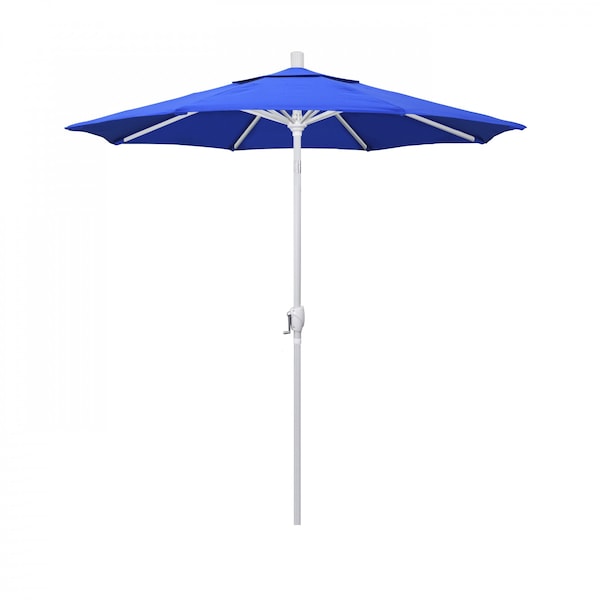 California Umbrella Patio Umbrella, Octagon, 95.5" H, Sunbrella Fabric, Pacific Blue - 194061030264