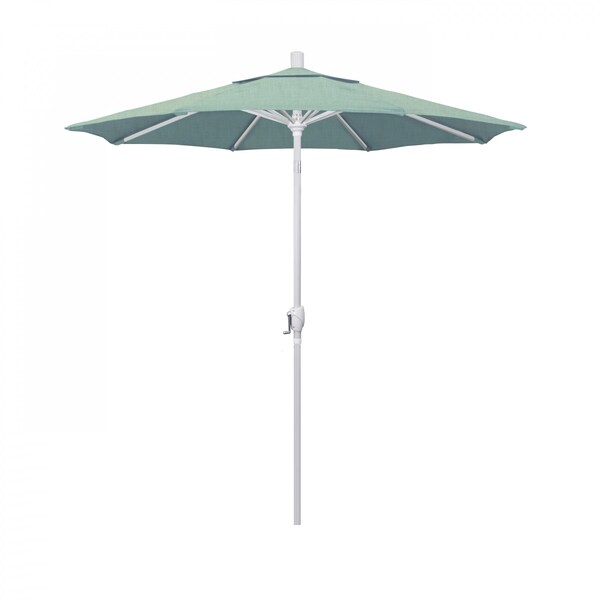 California Umbrella Patio Umbrella, Octagon, 95.5" H, Sunbrella Fabric, Spa - 194061030363