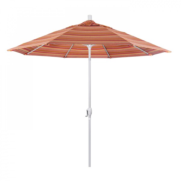 California Umbrella Patio Umbrella, Octagon, 101" H, Sunbrella Fabric, Dolce Mango - 194061034088