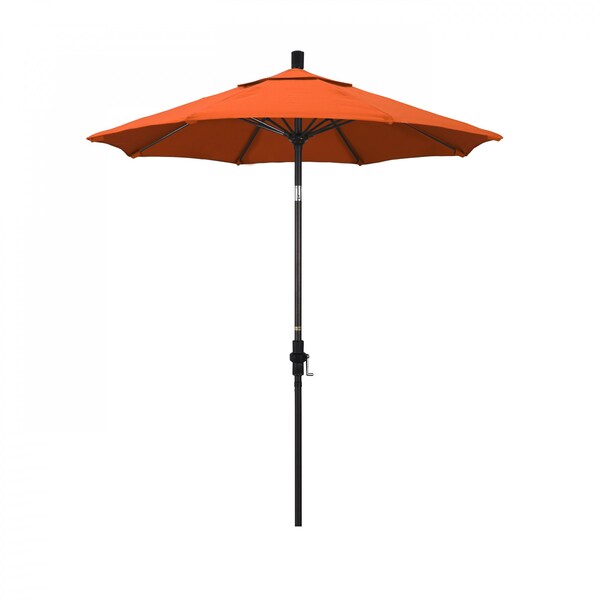 California Umbrella Patio Umbrella, Octagon, 102.5" H, Sunbrella Fabric, Melon - 194061024065