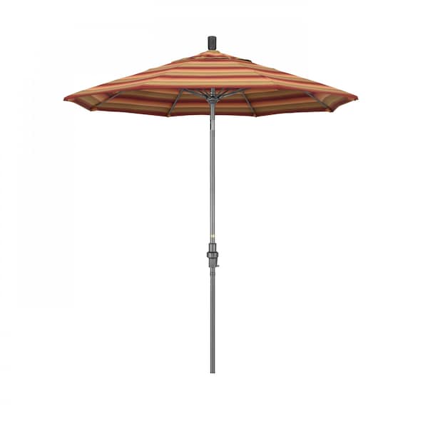 California Umbrella Patio Umbrella, Octagon, 102.5" H, Sunbrella Fabric, Astoria Sunset - 194061023419
