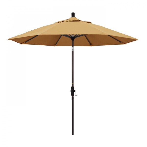 California Umbrella Patio Umbrella, Octagon, 102.38" H, Sunbrella Fabric, Wheat - 194061017135
