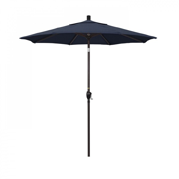 California Umbrella Patio Umbrella, Octagon, 95.5" H, Sunbrella Fabric, Spectrum Indigo - 194061029374