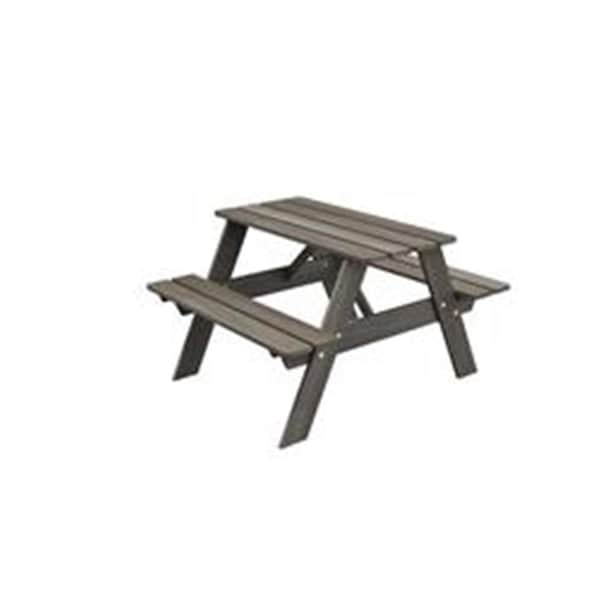 Bufonada Smelis Kids Picnic Table - Taupegrey, 31.5 x 15.7 x 21.7 in. - BU2558025