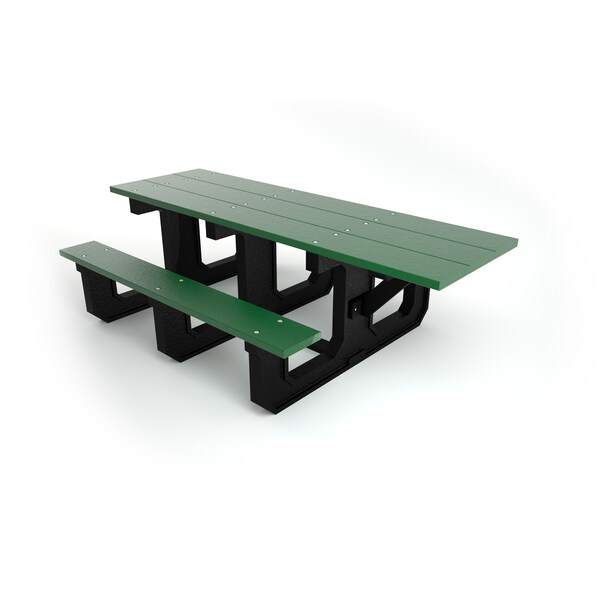 Frog Furnishings Green 6' ADA Park Place Table - PB 6GREPARKPADA