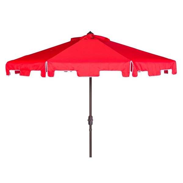 Safavieh 11 ft. Zimmerman Market Umbrella, Red - PAT8100J