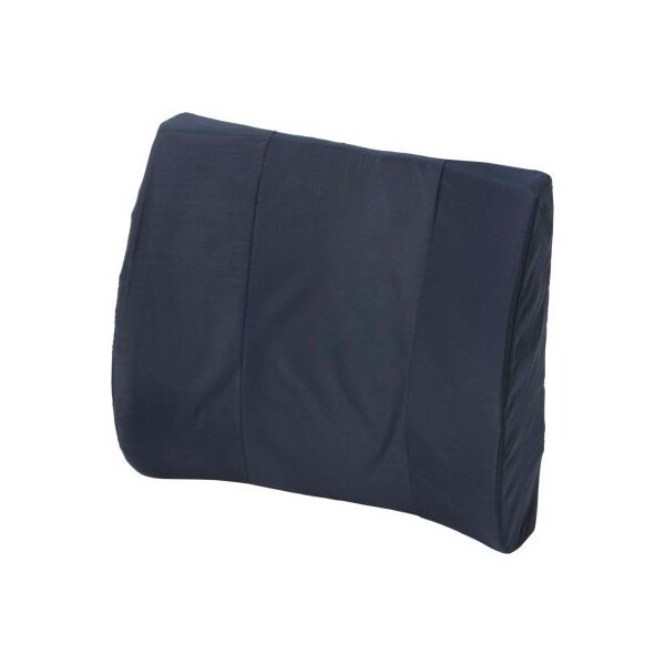 Healthsmart Standard Lumbar Back Support Cushion, 14in x 13in, Navy - 555-7300-2400HS