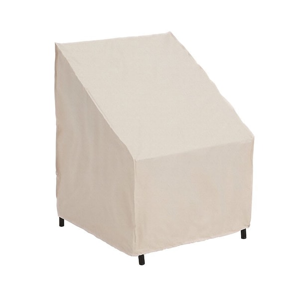 Mr. Bar-B-Q Patio Chair Cover, 33 in L, 33 in W, 28 in H, Polyester, Taupe - 07834BBGD