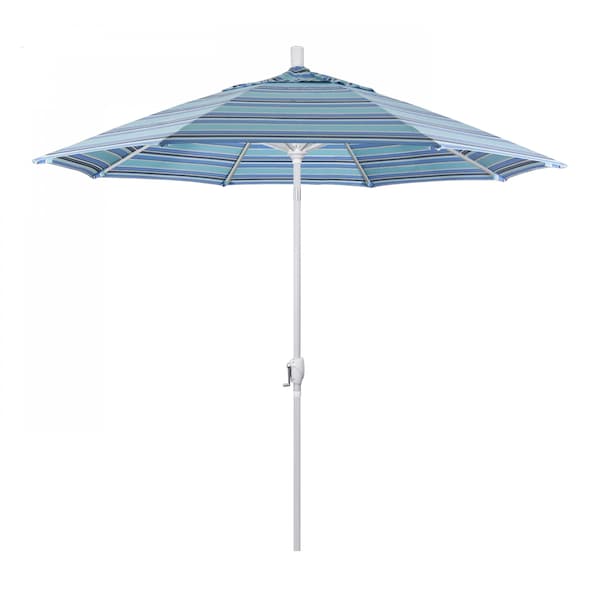 California Umbrella Patio Umbrella, Octagon, 101" H, Sunbrella Fabric, Dolce Oasis - 194061034095