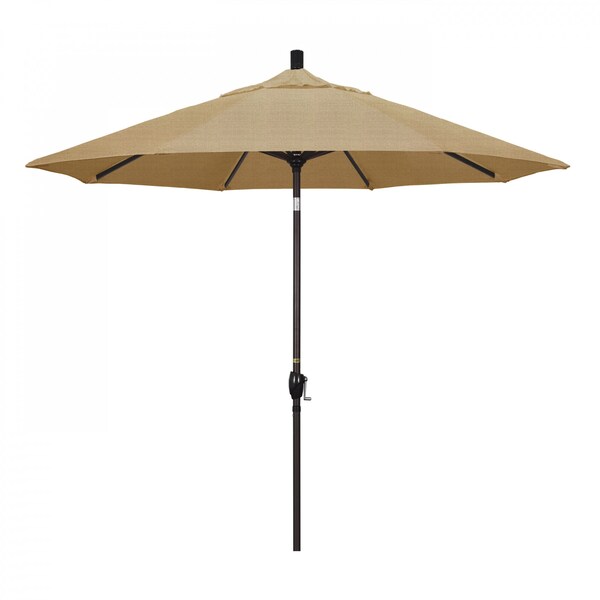 California Umbrella Patio Umbrella, Octagon, 101" H, Sunbrella Fabric, Linen Sesame - 194061033296
