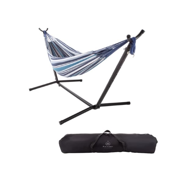 Nature Spring Nature Spring Double Brazilian Hammock with Stand - 313515XKU