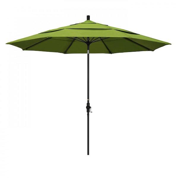 California Umbrella Patio Umbrella, Octagon, 109.5" H, Sunbrella Fabric, Macaw - 194061022412