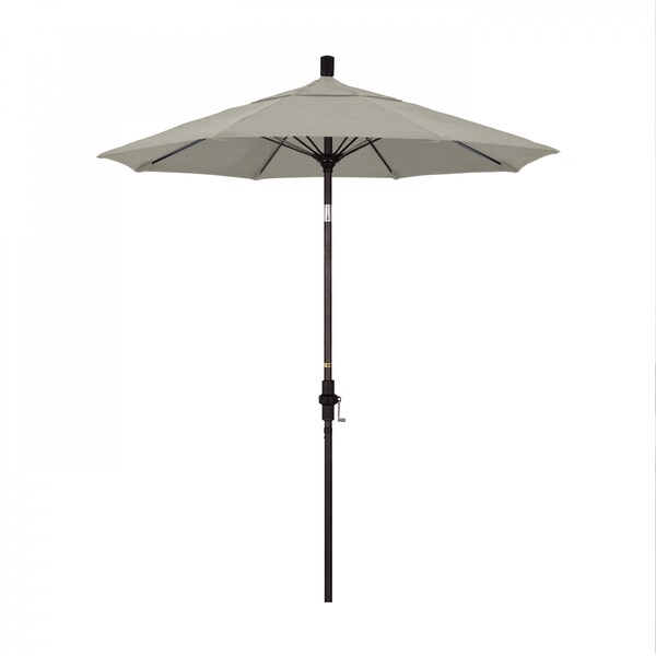 California Umbrella Patio Umbrella, Octagon, 102.5" H, Sunbrella Fabric, Spectrum Dove - 194061023907