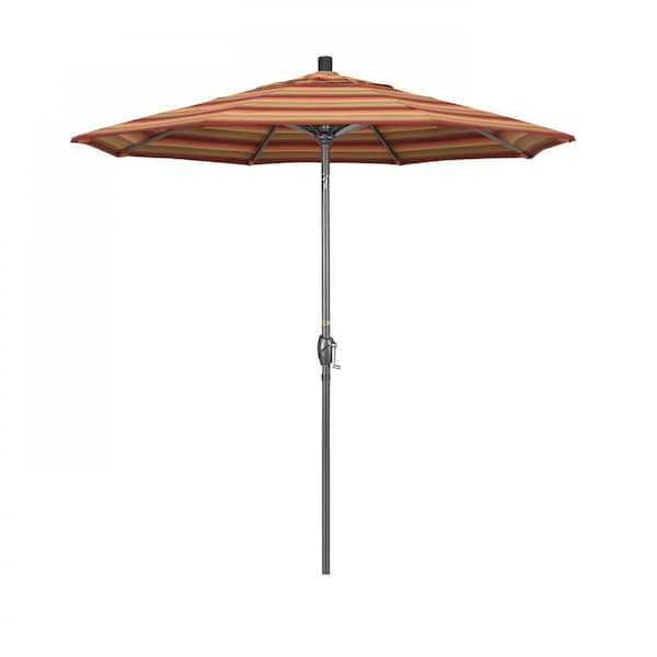 California Umbrella Patio Umbrella, Octagon, 95.5" H, Sunbrella Fabric, Astoria Sunset - 194061028872