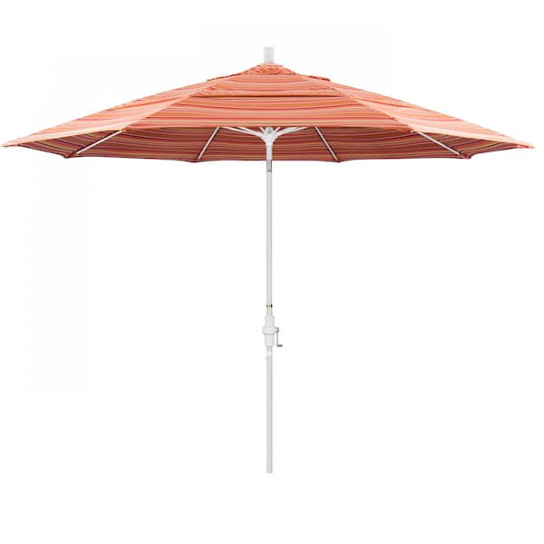 California Umbrella Patio Umbrella, Octagon, 109.5" H, Sunbrella Fabric, Dolce Mango - 194061021705