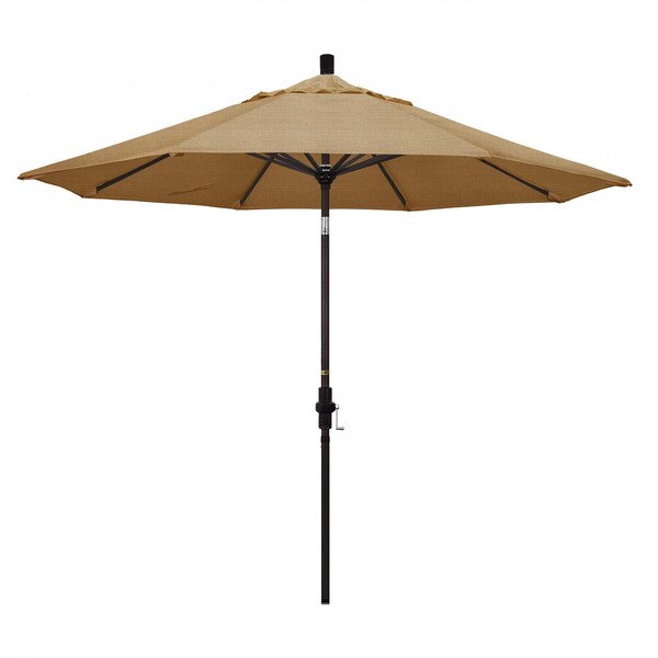 California Umbrella Patio Umbrella, Octagon, 102.38" H, Sunbrella Fabric, Linen Sesame - 194061017432